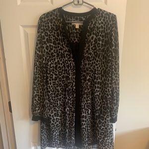 Michael Kors Animal Print Shirt Dress